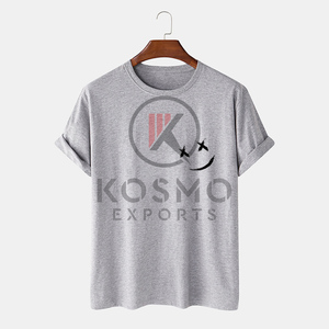 Ropa informal New Regular Fit Men 100% Cotton Plain Lightning Home Transpirable Eco-Friendly 300g Camiseta para hombres - Product Image 5