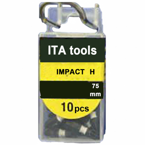 1/4" 75mmL Industrial DIY Impact Hex Bits S2 Material Phosphate Manganese Finish OEM/ODM - Product Image 4