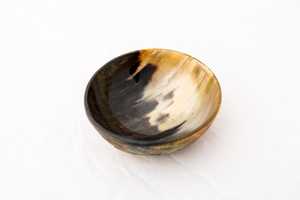 ชามสลัดเขาควายทำด้วยมือสำหรับตกแต่งห้องครัวช่างฝีมือชามสลัดเขาควายสำหรับจัดโต๊ะในฟาร์มแบบชนบท - Product Image 3