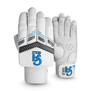 Guantes de Bateo de Cricket para Adultos, para Zurdos, Blancos/Negros - Product Image 1
