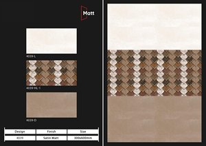 Carreaux muraux 300x600 entièrement plaqués or en céramique décorative de luxe pour hôtels et villas Carreaux en porcelaine brillante - Product Image 6