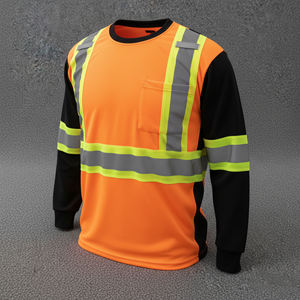 Ruban réfléchissant LED imperméable de qualité supérieure 100% polyester, classe 2 ANSI, haute visibilité, vêtements de travail de sécurité, marque personnalisée - Product Image 3