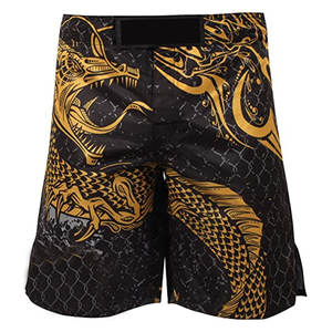 Sublimado de alta calidad ropa deportiva MMA pantalones cortos al por mayor ropa de artes marciales de marca personalizada hombres MMA pantalones cortos impresos - Product Image 3