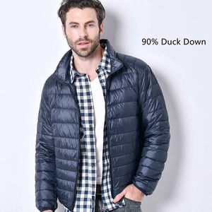 Doudounes en toile pour hommes Fermeture à glissière Léger Chaud Coupe-Vent Hydrofuge Matelassé À Capuche Hiver Automne Printemps - Product Image 2