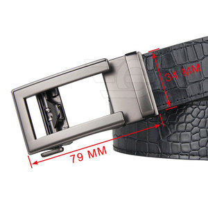 Cinturones de Cuero Ajustables y Duraderos, Elegantes y Formales para Hombre, para Oficina, Aire Libre, Accesorios de Moda Prácticos y Clásicos - Product Image 6