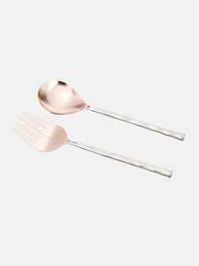 Serveur de salade de haute qualité fourchette cuillère outils de service de salade couverts Restaurant & hôtel utiliser argenterie ensemble de couverts en acier inoxydable - Product Image 4