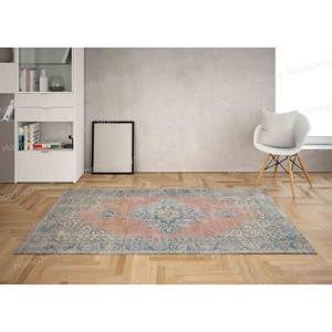 Alfombra Vintage con Estampado Floral: Turca, Estilo Step, para Cuarto de Niños, Oriental, con Medallón, de Chenilla - Product Image 3