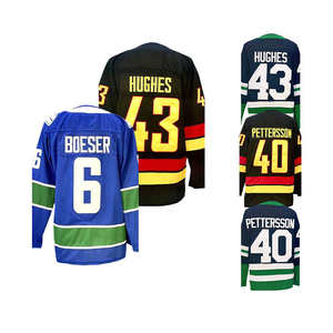 Jersey de Hockey sobre Hielo Personalizado, Uniforme Profesional de Equipo, Nombre y Número del Jugador Personalizados, Detalles Cosidos, Transpirable y de Alto Rendimiento - Product Image 5