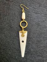 Pendientes de Hueso de Búfalo Hechos a Mano, Ecológicos y de Alta Calidad, Forma de Gota de Cuerno Natural, Artesanía Moderna para Bodas, QUALITY ENTERPRISES
