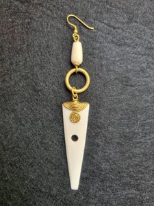 ต่างหูทำมือคุณภาพสูงจากกระดูกควาย ขายดี ต่างหูกระดูกควาย ต่างหูจากเขาควายและกระดูกธรรมชาติ - Product Image 5