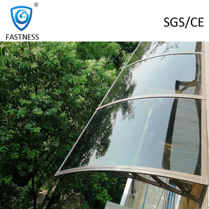<span class=keywords><strong>Auvent</strong></span> transparent en polycarbonate pour entrée de <span class=keywords><strong>maison</strong></span>, imperméable, coupe-vent, avec support en aluminium, pare-soleil pour <span class=keywords><strong>porte</strong></span> - Product Image 4