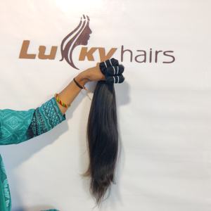 Cheveux humains vietnamiens raides bruts vierges vrais cheveux humains de gros prix d'usine cheveux crus - Product Image 4