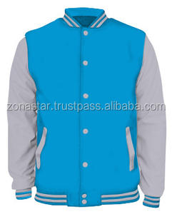 Vestes de baseball en cuir de vachette véritable de haute qualité avec logo personnalisé manteaux d'hiver à carreaux grande taille pour les moutons de l'école et du collège - Product Image 3