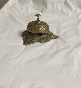 Laiton Antique Hôtel Table Réception Cloche Bureau Service D'appel Cloche Maison & Bureau Utilisé Bureau Cadeau En Laiton Fait Table Cloches - Product Image 4