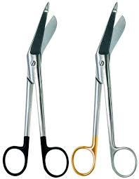 Tijeras de vendaje Lister de acero inoxidable estándar alemán súper afiladas, grapadora de piel Manual y tijeras quirúrgicas - Product Image 5