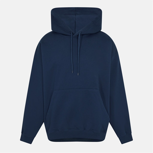 Sweat à capuche à la mode avec poches kangourou Sweat à capuche de couleur unie pour hommes Casual Comfy Pullover Hoodie pour un usage quotidien Fabriqué au Pakistan - Product Image 2