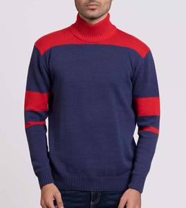 Pull en maille à col rond pour homme de haute qualité 100% coton, épais, chaud, hiver, manches longues, anti-boulochage, respirant - Product Image 1