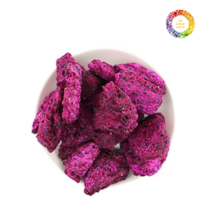 Aperitivo liofilizado de fruta de dragón, fruta de dragón liofilizada envasada al vacío, Pitaya roja FD en rodajas, fruta de dragón liofilizada - Product Image 2