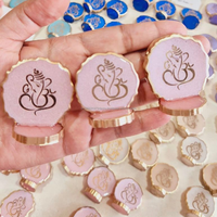 Mini statue de Ganpati en forme de pyramide, en résine, artisanale, globe à neige, cadeau de retour pour le festival Diwali, faveurs de mariage, décoration intérieure, entreprise