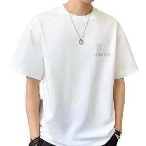 เสื้อยืดคอกลมแขนสั้นสำหรับผู้ชายทรงพลัสไซส์ระบายอากาศได้ดี - Product Image 6
