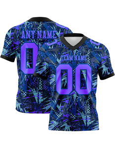 Venta al por mayor de camisetas de fútbol americano logotipo del equipo personalizado sublimación aparejos sarga bordado ropa deportiva para hombres y jóvenes OEM - Product Image 6