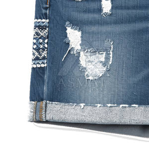 Elegantes Pantalones Cortos Vaqueros para Hombre, Estilo Utilitario, con Bolsillos Funcionales y Ajuste Cómodo - Product Image 5