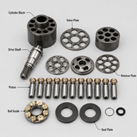 Kit de réparation de pièces de pompe à piston hydraulique AP2D36LV3S7-889-3 AP2D36LV1RS7-938-4 AP2D36LVTRS7 : Bloc-cylindres, plaque de soupape, arbre de transmission