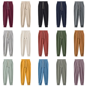 Pantalones de chándal cálidos de algodón Premium para correr de lana pesada para ropa de calle de invierno y uso diario cómodo - Product Image 6