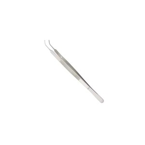 Gerald Micro Tissue Forceps 18cm Curved 1,5mm Tip con 1x2 Dientes Fórceps quirúrgicos juego dental instrumentos quirúrgicos - Product Image 3
