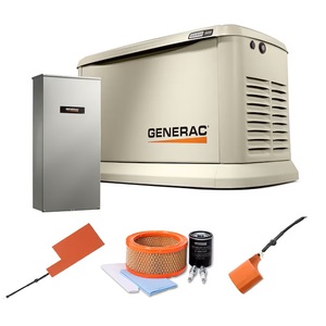 Générateur de secours domestique Generac Guardian 26 kW en aluminium, best-seller, Wi-Fi, entrée 260V/230V/220V/240V, sortie 10A/300mA - Product Image 1