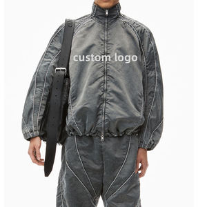 Ensemble de survêtement pour homme, taille personnalisée, imprimé, 2 pièces, veste coupe-vent et short, veste à capuche, fermeture éclair réfléchissante, nylon, streetwear - Product Image 6