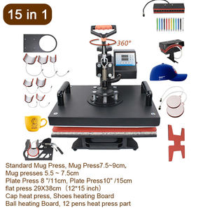 Máquina de Prensa de Calor 15 en 1 para Camisetas, Tazas, Pelotas - Impresora de Sublimación de 220V - Product Image 1