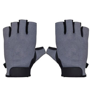 Guantes de gimnasio de medio dedo unisex para culturismo, accesorios de entrenamiento físico, guantes de cuero para ejercicio, deportes para hombres y mujeres - Product Image 4