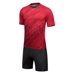 Nuevo estilo, uniforme de fútbol para adultos para hombres, calidad Premium, Color sólido, transpirable, secado rápido, 100% poliéster, última colección disponible - Product Image 2