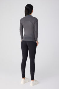 เสื้อแจ็คเก็ตโยคะแขนยาวทรงสลิมฟิตสำหรับผู้หญิง มีซิป คอตั้ง เหมาะสำหรับเล่นกีฬา ออกกำลังกายกลางแจ้ง วิ่ง และโยคะ - Product Image 5