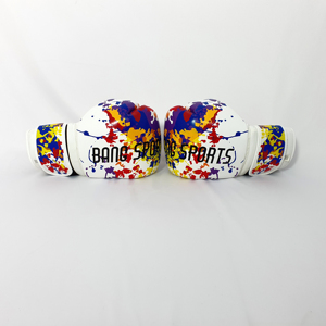 Gants de boxe MMA en cuir PU personnalisés en gros respirant évacuation de l'humidité haute densité moulage par injection gants de Muay Thai - Product Image 3