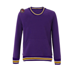 Gros Omega Broderie Fraternité Hommes Sweat-shirt | Fraternité Brodé Hommes Style Personnalisé Ras Du Cou - Product Image 6