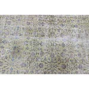 Tapis turc vintage 3,8x6,8 pieds, tapis oriental vert - Product Image 4