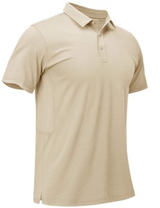 Chemise de golf pour homme en polyester/coton de luxe, anti-rides, tricotée, avec impression de logo personnalisé, manches courtes, qualité supérieure, 2026 - Product Image 4
