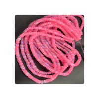 Perles facettées rondes lisses en opale éthiopienne naturelle de qualité supérieure Alif International, rose, 8 mm de diamètre, vente en gros, tiers
