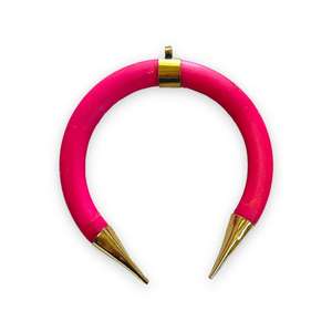 Colgante de cuerno de búfalo de alta calidad con trabajo manual de latón de India, joyería de cuerno de búfalo, regalo de Navidad - Product Image 2