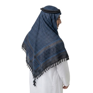 ผ้าคลุมศีรษะแบบอาหรับขายส่ง ขนาด 49x49 ซม. ผลิตจากโพลีเอสเตอร์วิสโคส ลายเรขาคณิต ระบายอากาศได้ดี เป็นมิตรกับผิวหนัง เหมาะสำหรับผู้ชาย สวมใส่ได้ทุกวัน - Product Image 3
