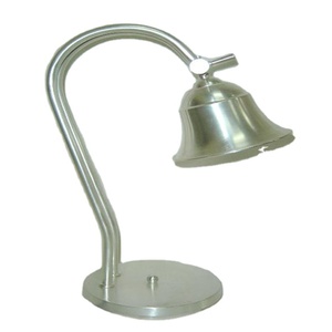 <b>Silver</b> Stainless Steel Table <b>Lamp</b> for Office Study Students College Boys Late Night Focus Light <b>Lamps</b> - Product Image 1