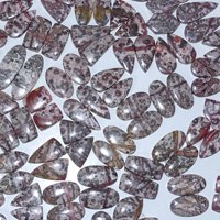 Pierre précieuse de quartz jaspe léopard naturel de haute qualité, prix de gros, lot de pierres précieuses, paire, tailles personnalisables, boucles d'oreilles haut de gamme