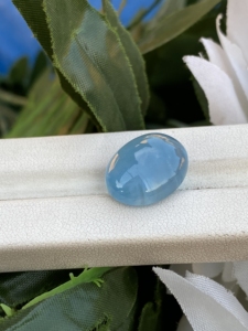 พลอยคาโมชอนทรงวงรีทรงสูงทำจากเพชรอัญมณีหลวมเงางาม15.04กะรัตสียอดนิยม - Product Image 3