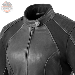 2025 diseños de chaqueta de cuero de moda de motocicleta para mujer chaqueta de moda de mujer transpirable hecha de cuero genuino - Product Image 2