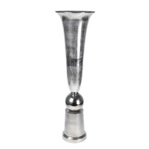 Ensemble de 2 vases en acier inoxydable moderne au design unique pour le salon, la réception de mariage, décoration élégante pour la maison - Product Image 3