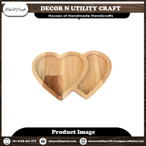 Platos de madera para restaurante, vajilla multiusos de madera de Acacia Natural hecha a mano, a la venta al mejor precio - Product Image 6