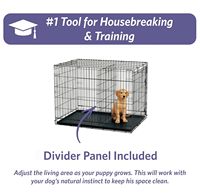 Cage pour chien pliable ventilée, caisse à porte simple et double brevetée avec poêle amovible étanche et pieds antidérapants/