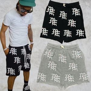 กางเกงขาสั้นผ้าแคนวาสวินเทจคุณภาพสูงสำหรับผู้ชายไซส์ใหญ่ มีกระเป๋าข้าง ปักลาย ผ้าฝ้าย 100% กันน้ำ รับผลิตตามสั่งขายส่ง - Product Image 5